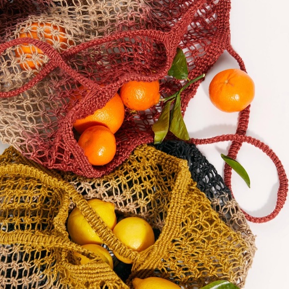 Free People Wildflower Hombre Jute Tote/ handbag - Picture 3 of 3